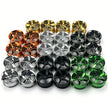 SP3 1:8 Building Block Wheel Rims 7.5×.4cm, Compatible with Technic 42172 42143 42232, 8 Colors Electroplated Series, MOC Model Car Mod Accessories