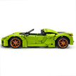 MOC-159171 1:8 Sports Car Porsche 918 Building Block Set 2266pcs Collectible Model Kit with Custom Wheels