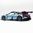 CADA-C64011 1:8 Sports Car YangWang U9 Custom Edition blue Building Block Set 3671pcs Adult Collector Collectible Model Kit