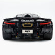 Technic Mclaren W1 Black Warrior Supercar Building Blocks Kit, 1:8 Scale Static Model Car, 4200+ PCS Collectible Race Car Building Set with Paper Manual, for Adults