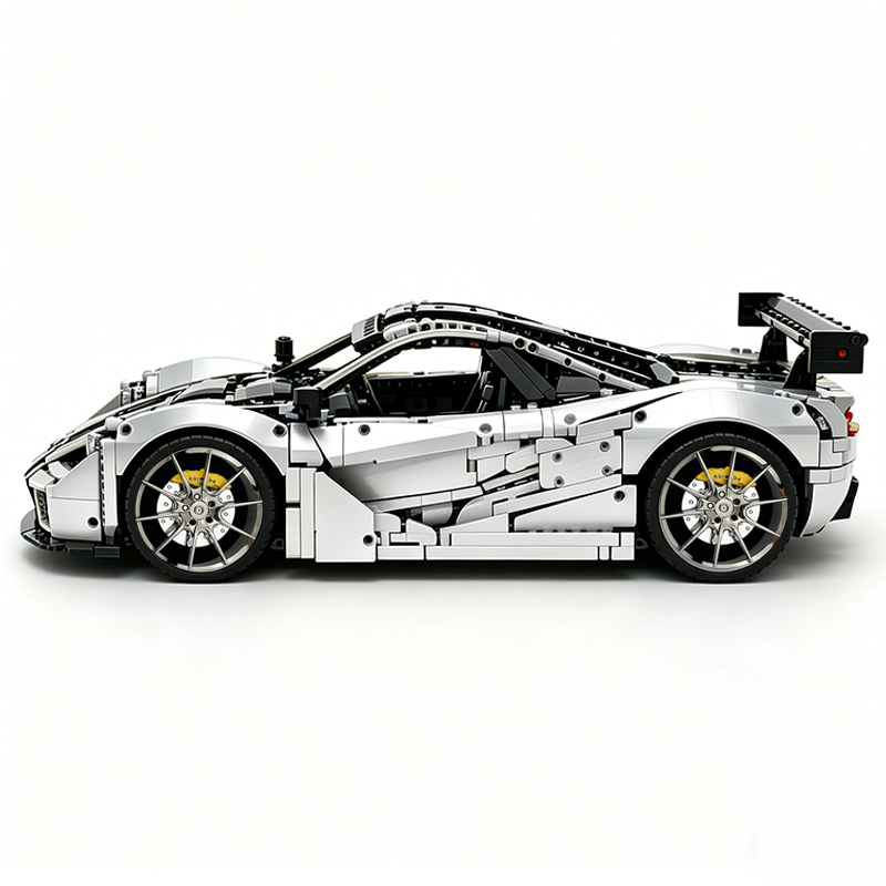 MOC-202525 1:8 Sports Car McLaren F1 GTR Concept Building Block Set 3473pcs Collectible Model Kit with Custom Wheels