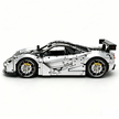 MOC-202525 1:8 Sports Car McLaren F1 GTR Concept Building Block Set 3473pcs Collectible Model Kit with Custom Wheels