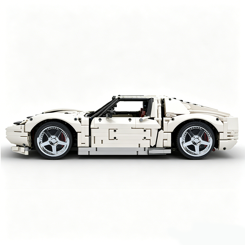 MOC-119000 1:8 Sports Car Lamborghini Miura Concept Building Block Set 3435pcs Collectible Model Kit with Custom Wheels