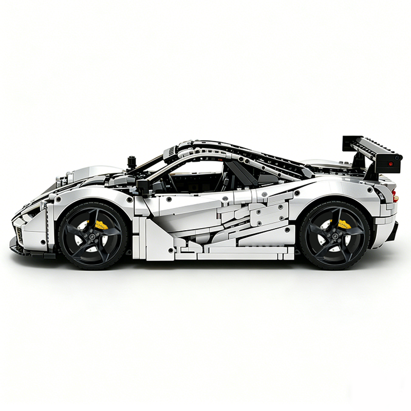 MOC-202525 1:8 Sports Car McLaren F1 GTR Concept Building Block Set 3473pcs Collectible Model Kit with Custom Wheels