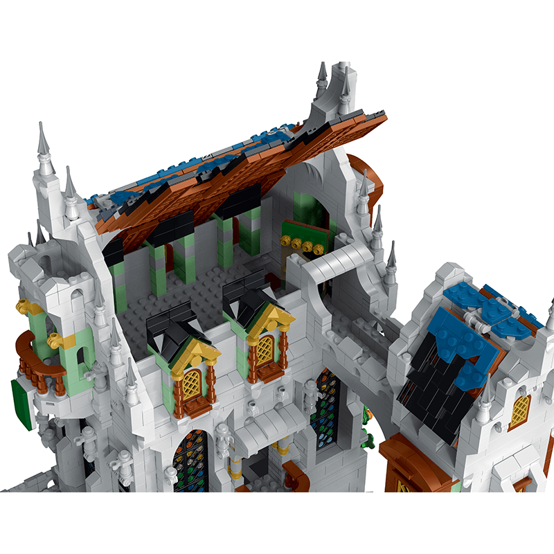 European Medieval Castle building block 8602pcs
