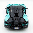 Technic McLaren W1 Gradient Tiffany Blue Painted Supercar Building Blocks Kit, 1:8 Scale Static Race Car Model, 4200+ PCS Adult Collectible Building Set with Paper Instruction Manual
