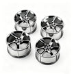 SP3 1:8 Building Block Wheel Rims 7.5×.4cm, Compatible with Technic 42172 42143 42232, 8 Colors Electroplated Series, MOC Model Car Mod Accessories