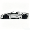 MOC-159171 1:8 Sports Car Porsche 918 Building Block Set 2266pcs Collectible Model Kit with Custom Wheels