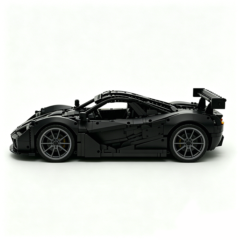 MOC-202525 1:8 Sports Car McLaren F1 GTR Concept Building Block Set 3473pcs Collectible Model Kit with Custom Wheels