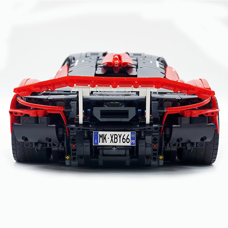Technic McLaren W1 Classic Racing Livery Supercar Building Blocks Kit, 1:8 Scale Static Race Car Model, 4200+ PCS Adult Collectible Building Set with Paper Instruction Manual