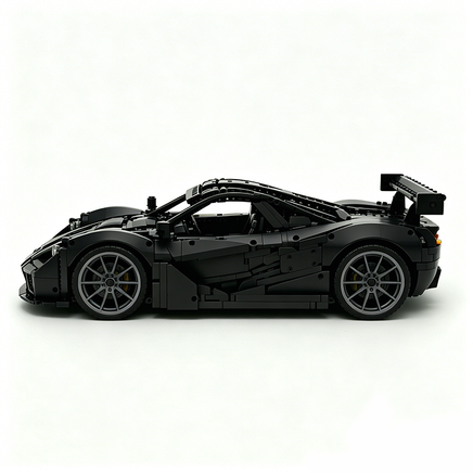 MOC-202525 1:8 Sports Car McLaren F1 GTR Concept Building Block Set 3473pcs Collectible Model Kit with Custom Wheels