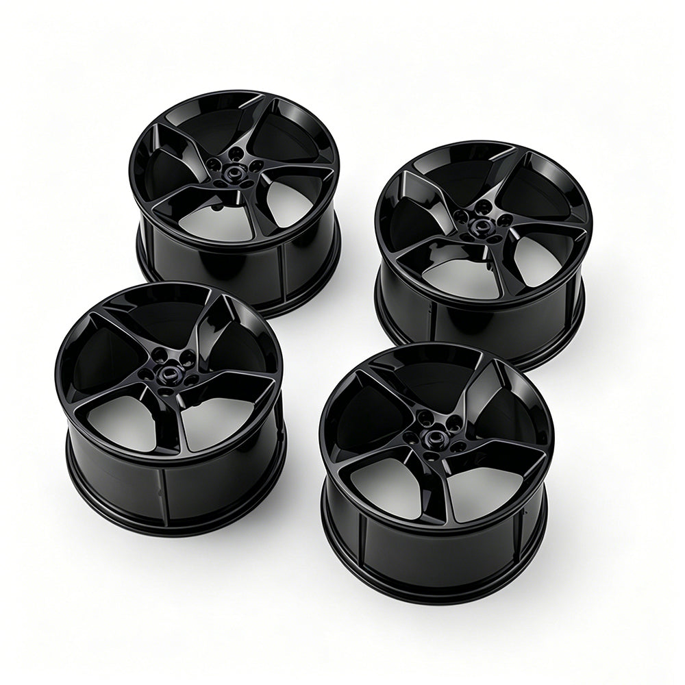 SP3 1:8 Building Block Wheel Rims 7.5×.4cm, Compatible with Technic 42172 42143 42232, 8 Colors Electroplated Series, MOC Model Car Mod Accessories