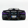 Technic McLaren W1 Painted Pearlescent Purple Supercar Building Blocks Kit, 1:8 Scale Static Race Car Model, 4200+ PCS Adult Collectible Building Set with Paper Instruction Manual