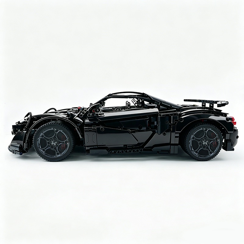 MOC-190653 1:8 Sports Car McLaren 600LT Building Block Set 2688pcs Collectible Model Kit with Custom Wheels