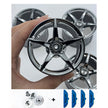 Accessories Wheel Hub Silver Grey  Golden Black Plating Hub Compatible Scale 1:8 Car