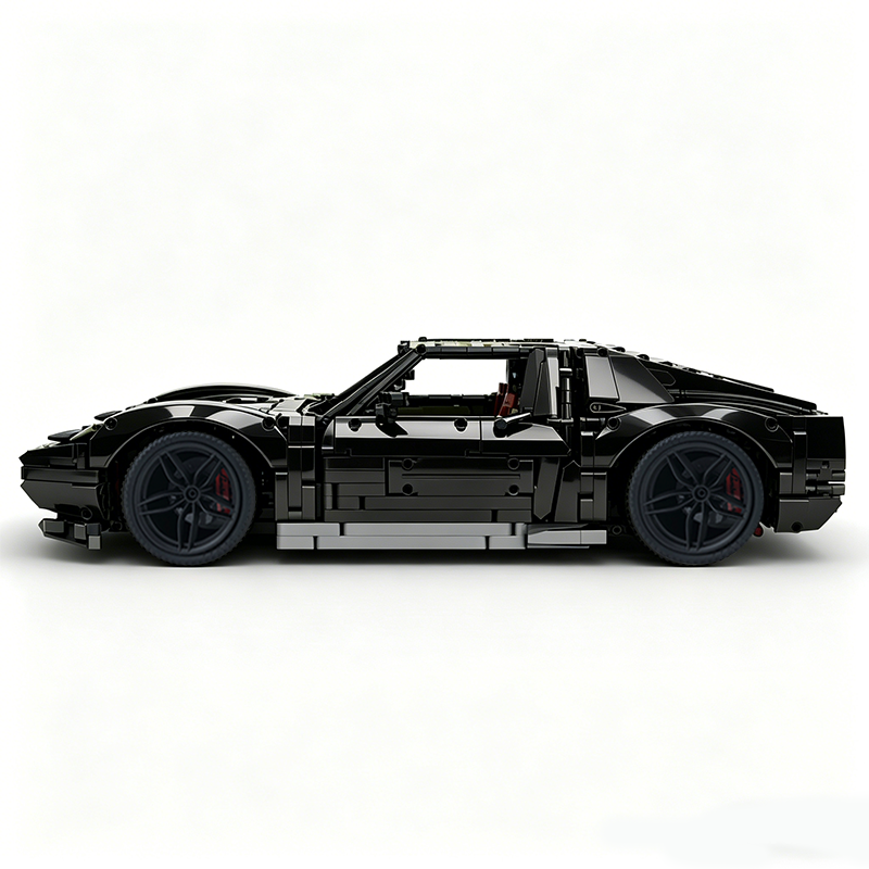 MOC-119000 1:8 Sports Car Lamborghini Miura Concept Building Block Set 3435pcs Collectible Model Kit with Custom Wheels