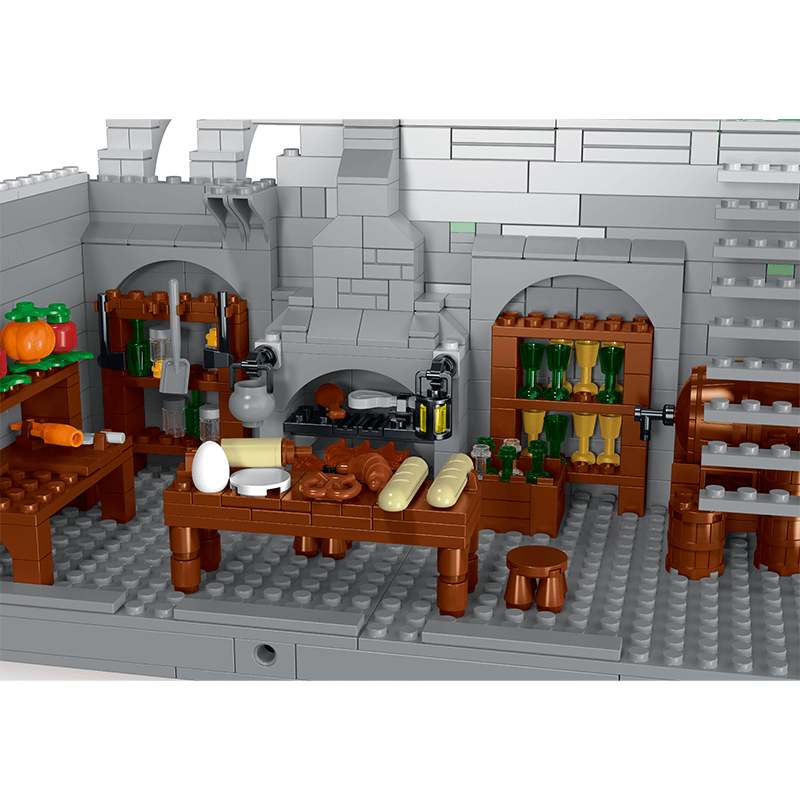European Medieval Castle building block 8602pcs