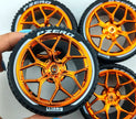 4PCS Wheels CADA Crafted Wheel Hub Accessories Wheel Compatible Scale 1:8 Car