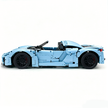 MOC-159171 1:8 Sports Car Porsche 918 Building Block Set 2266pcs Collectible Model Kit with Custom Wheels