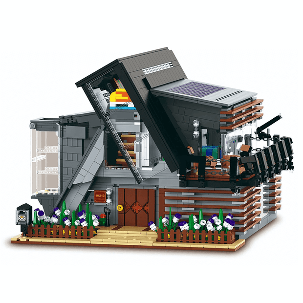 The Lambda House Architecture Building Block Model 3831pcs
