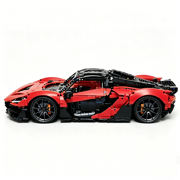 MOC-222472 1:8 Sports Car McLaren W1 Building Block Set 3442pcs Collectible Model Kit with Custom Wheels