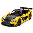 1:8 Scale RX-7-Inspired Supercar MOC Building Blocks Set, 2,943-Piece Sports Car Model Kit