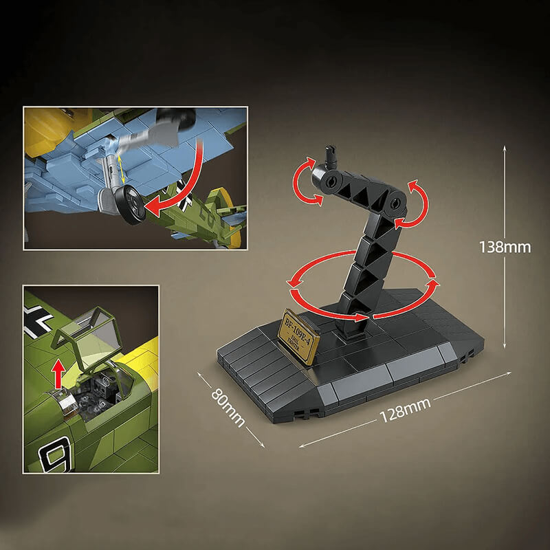 Messerschmitt BF-109E-4 EMIL 631pcs