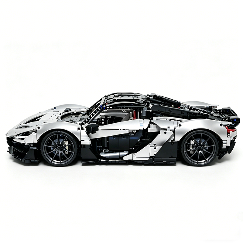 MOC-222472 1:8 Sports Car McLaren W1 Building Block Set 3442pcs Collectible Model Kit with Custom Wheels