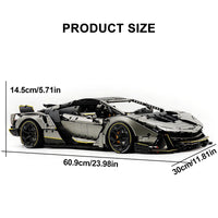 Extreme Concept Sports Car Model 3392pcs