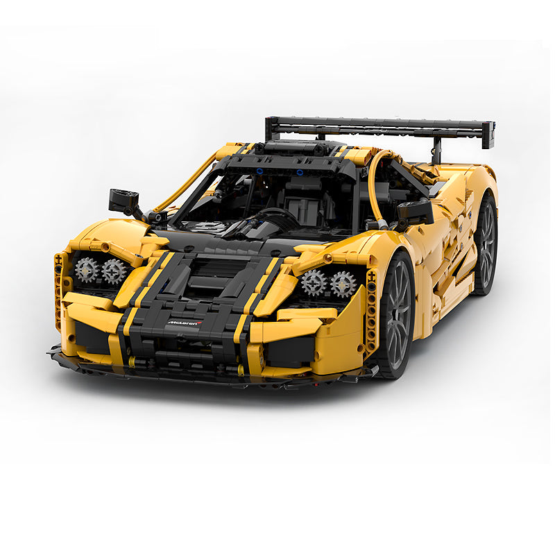 MOC-202525 1:8 Sports Car McLaren F1 GTR Concept Building Block Set 3473pcs Collectible Model Kit with Custom Wheels