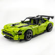 MOC-73939 1:8 Sports Car AMG GT R Black Series Building Block Set 2456 pcs Collectible Model Kit with Custom Wheels