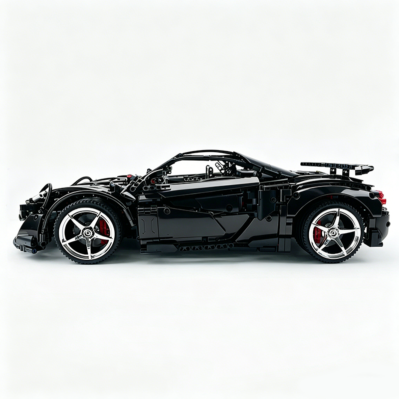 MOC-190653 1:8 Sports Car McLaren 600LT Building Block Set 2688pcs Collectible Model Kit with Custom Wheels