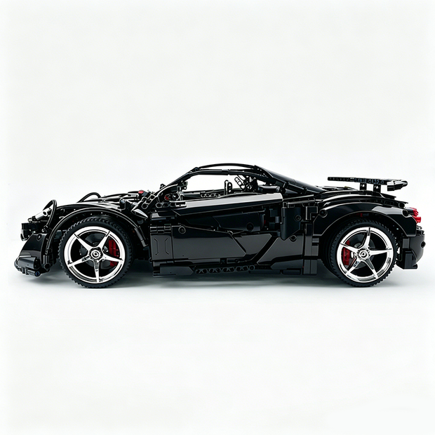 MOC-190653 1:8 Sports Car McLaren 600LT Building Block Set 2688pcs Collectible Model Kit with Custom Wheels