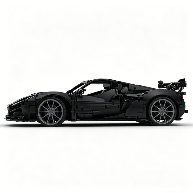 MOC-216686 1:8 Sports Car Corvette ZR1 2025 Building Block Set 3646pcs Collectible Model Kit with Custom Wheels