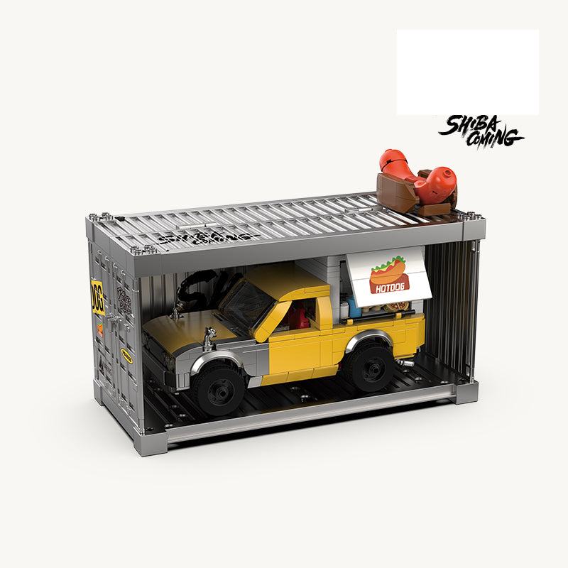 Sheep Boss Hot Dog Cart Building Blocks