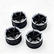 MOC Building Block 6# Wheel Rims 6.5cm Outer Diameter 4.4cm Width, 1:8 Scale Technic Car Replacement Parts Compatible with 42115 42083, 6 Colors, Rims Only or Rims + Tires Combo