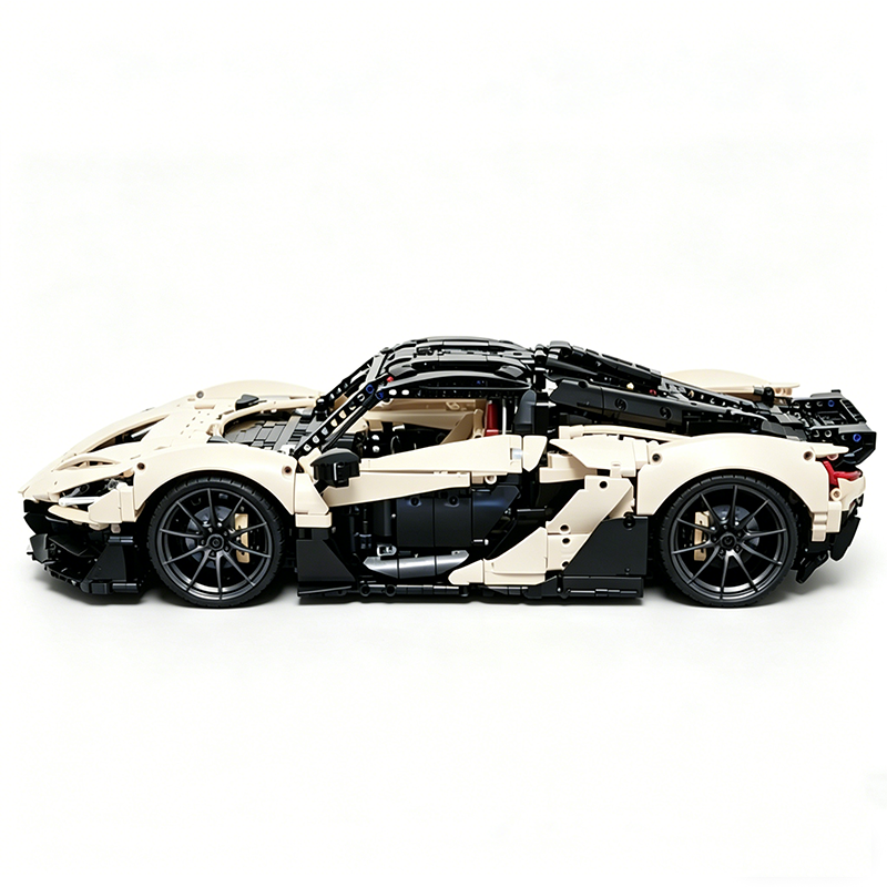MOC-222472 1:8 Sports Car McLaren W1 Building Block Set 3442pcs Collectible Model Kit with Custom Wheels