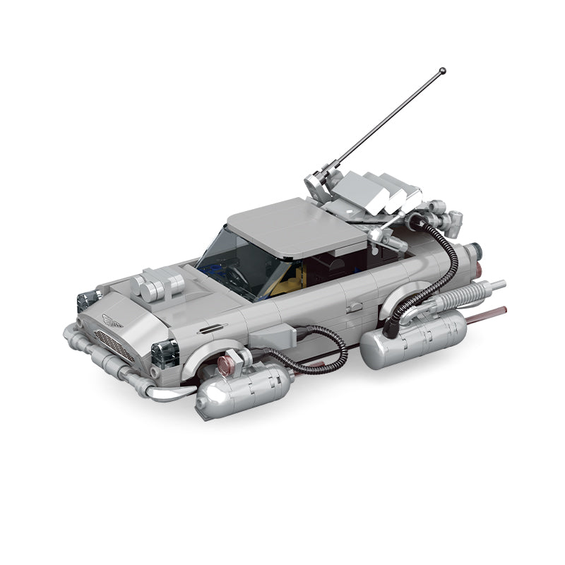 Silver Stream Flyer Hover Car Building Blocks 506pcs