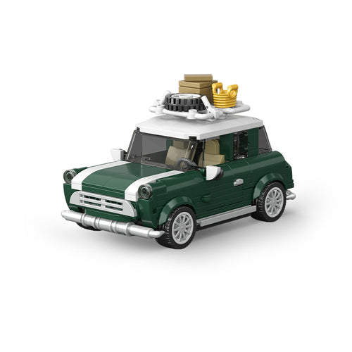Retro MINI travel building block car 340pcs