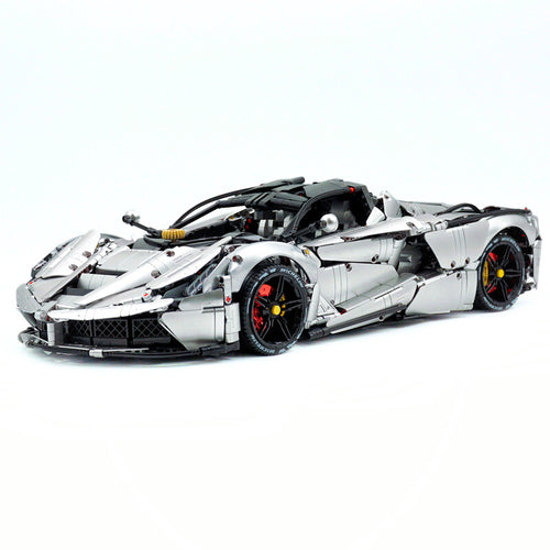 Italian Custom Silver Sports Car 4738pcs
