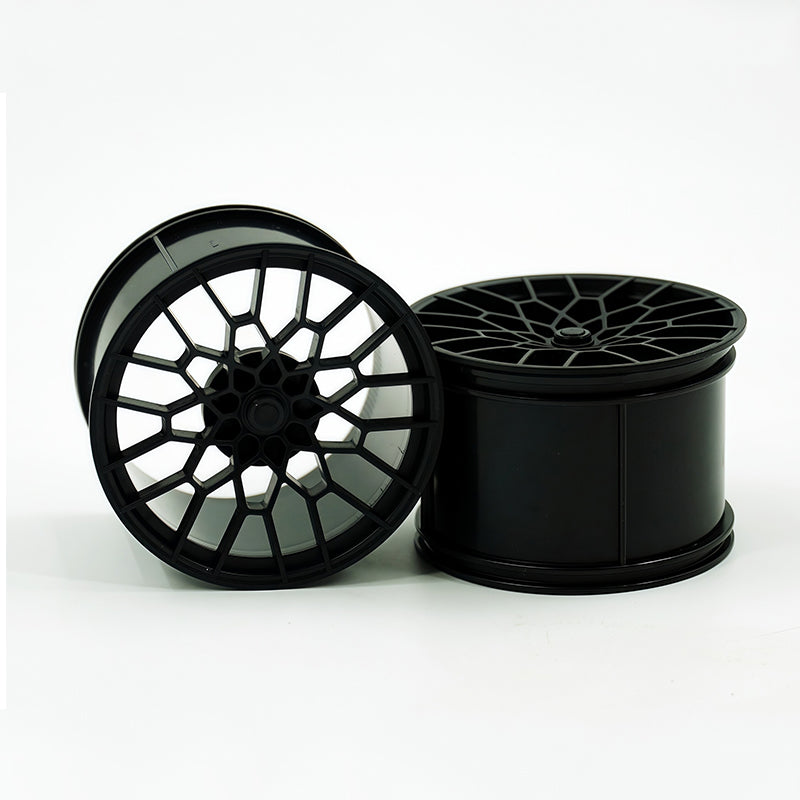 GULY 1# Wheel Rims, 1:8 Scale Building Block Rims, Compatible with Technic 42115 42083 Car Model, MOC Replacement Parts, 5 Colors Available, Rims Only or Rims with Tires Option