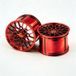 GULY 1# Wheel Rims, 1:8 Scale Building Block Rims, Compatible with Technic 42115 42083 Car Model, MOC Replacement Parts, 5 Colors Available, Rims Only or Rims with Tires Option