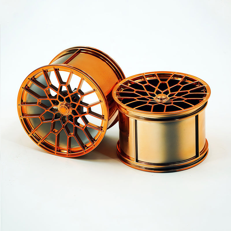 GULY 1# Wheel Rims, 1:8 Scale Building Block Rims, Compatible with Technic 42115 42083 Car Model, MOC Replacement Parts, 5 Colors Available, Rims Only or Rims with Tires Option