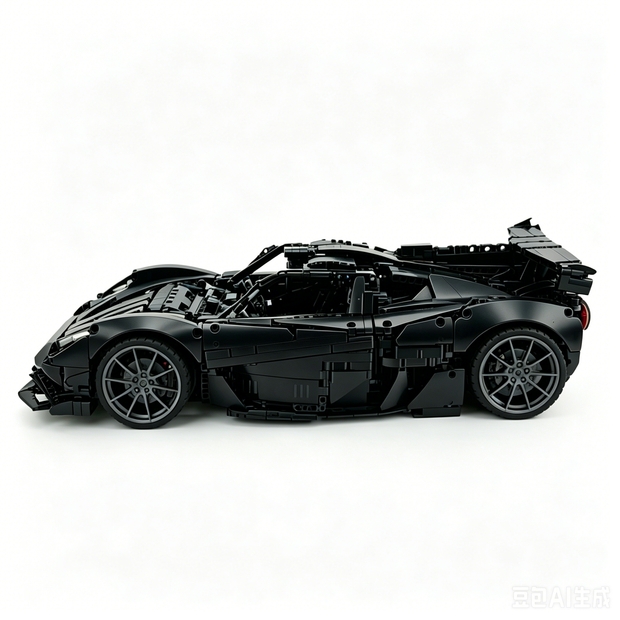 MOC-215951 1:8 Sports Car Gordon Murray Automotive T.50s Building Block Set 3427pcs Collectible Model Kit with Custom Wheels