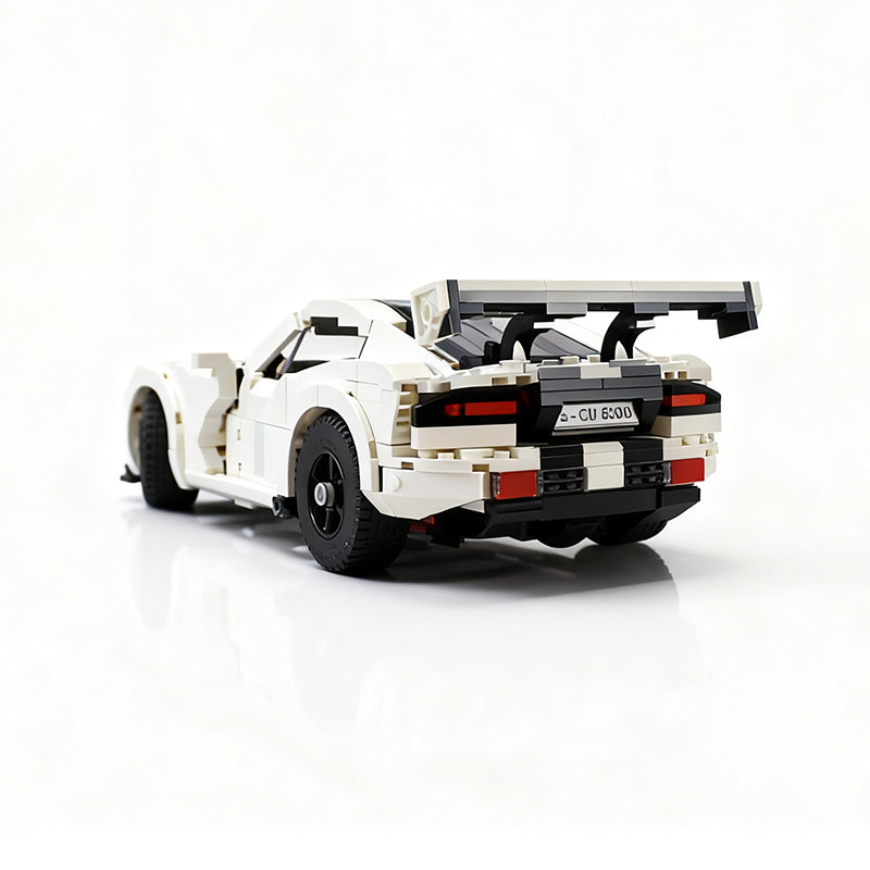 MOC 120125 Crafted White Technical 10 in 1 Super Sport Vehicle 10295 Blocks Bricks
