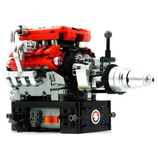 Motorised Italian V8 Engine 749pcs