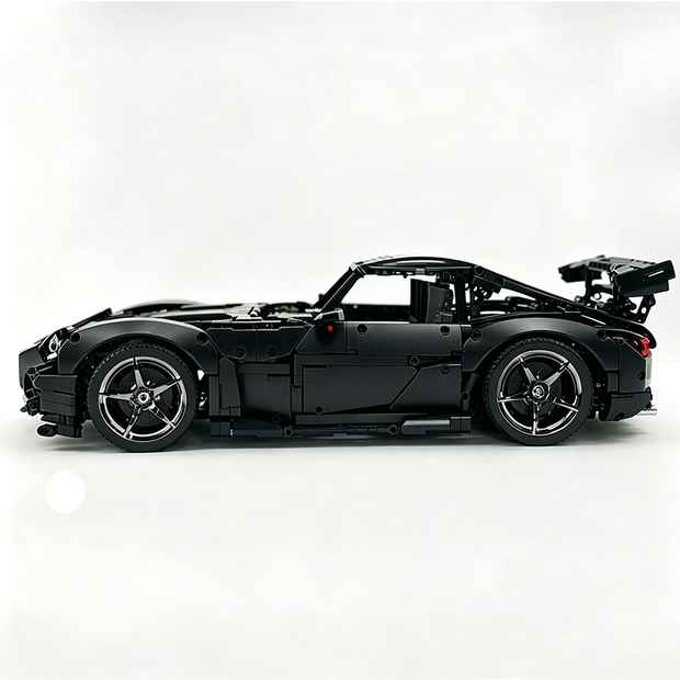 MOC-73939 1:8 Sports Car AMG GT R Black Series Building Block Set 2456 pcs Collectible Model Kit with Custom Wheels