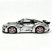 MOC-165802 1:8 Sports Car Ford Mustang Shelby GT500 Concept Building Block Set 3152pcs Collectible Model Kit with Custom Wheels