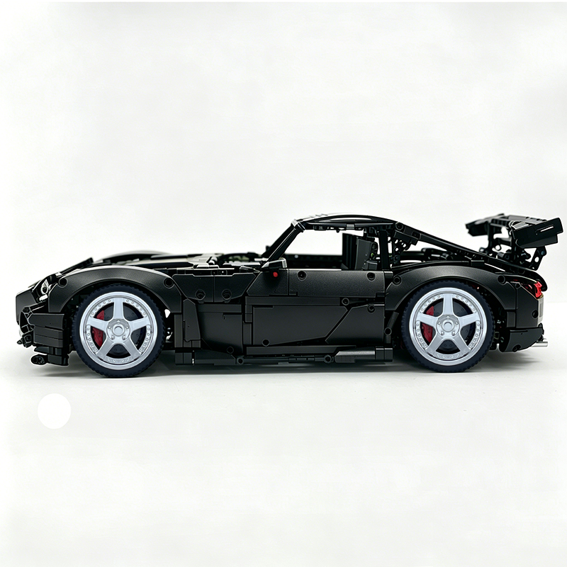 MOC-73939 1:8 Sports Car AMG GT R Black Series Building Block Set 2456 pcs Collectible Model Kit with Custom Wheels
