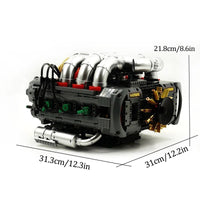 Motorised Flat 6 Engine 2374pcs